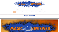 Desktop Screenshot of magicreviewed.com